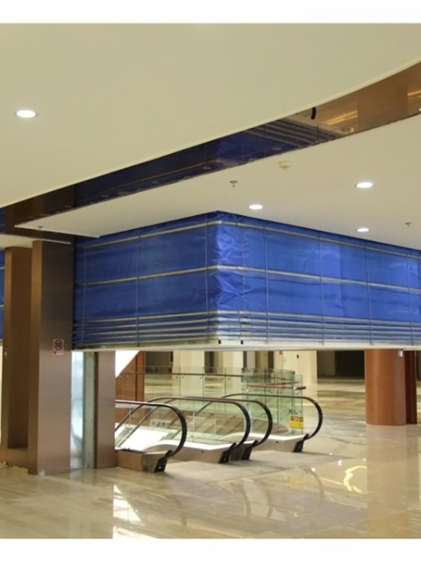 無機布折疊提升式防火卷