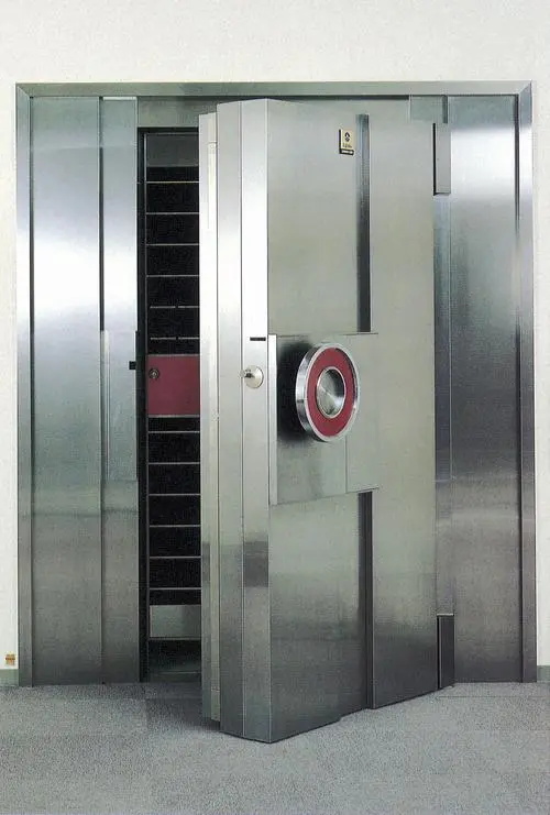  銀行金庫(kù)門